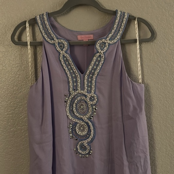 Lilly Pulitzer Valli Soft Shift Dress Light Lilac Verbena Size Small - Picture 4 of 13